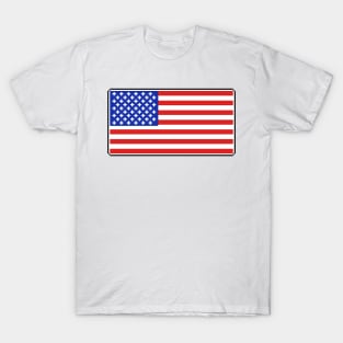 pixel art of american flag T-Shirt